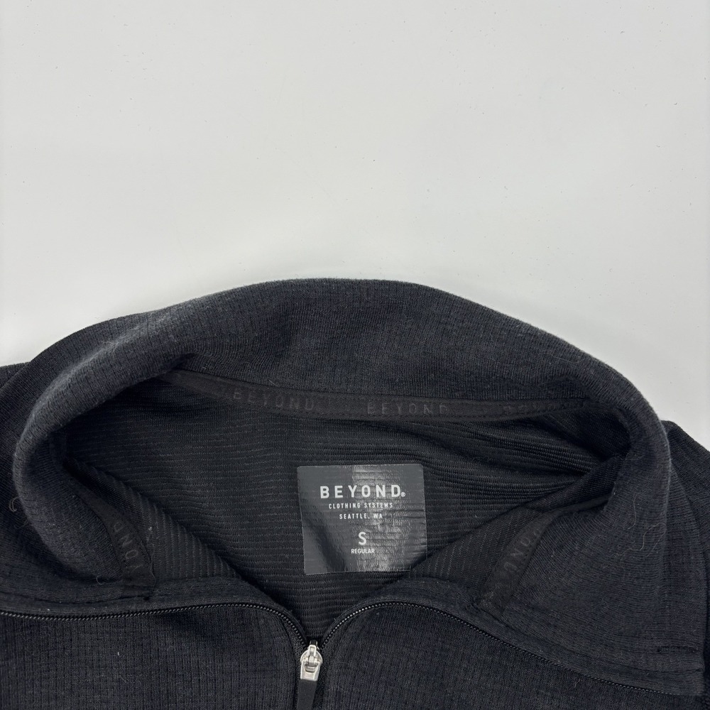 Beyond Clothing 1/4 Zip Base Layer Jacket Womens Size Small Black Seattle WA‎ - Picture 4 of 8